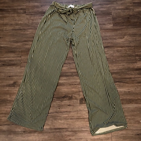 Green pinstripe pants - Picture 3 of 3